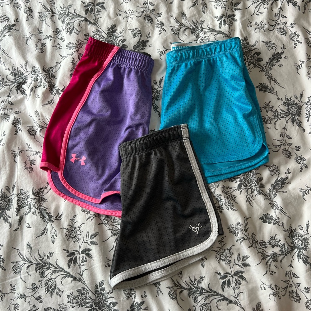 Assorted Girls Athletic Shorts Sz M